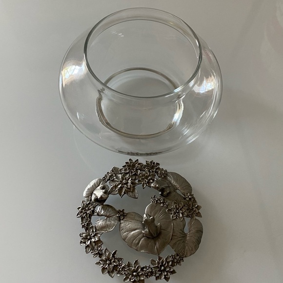 Rawcliffe Pewter froggy potpourri jar - Picture 2 of 9